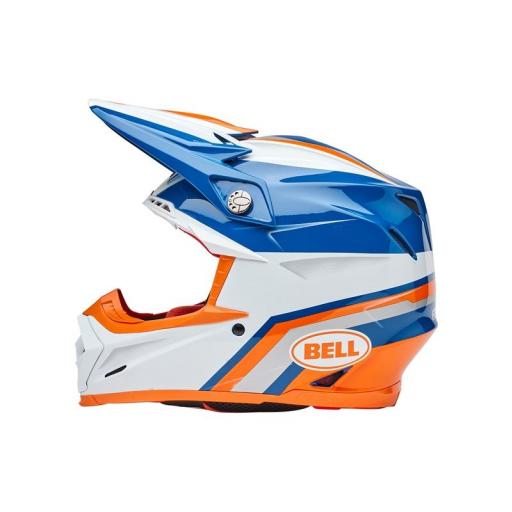 BELL Moto-9S Flex - Merchant Gloss Orange/Blue [2]