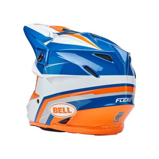 BELL Moto-9S Flex - Merchant Gloss Orange/Blue [1]