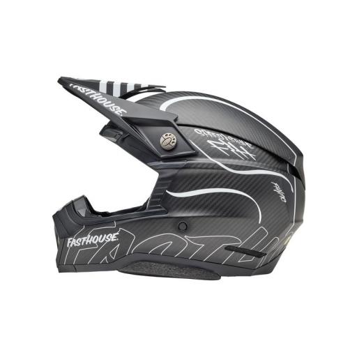 BELL Moto-10 Spherical Mips - Fasthouse Raven Matte Black/White 2025 [0]