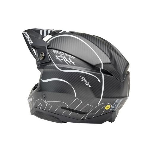 BELL Moto-10 Spherical Mips - Fasthouse Raven Matte Black/White 2025 [7]