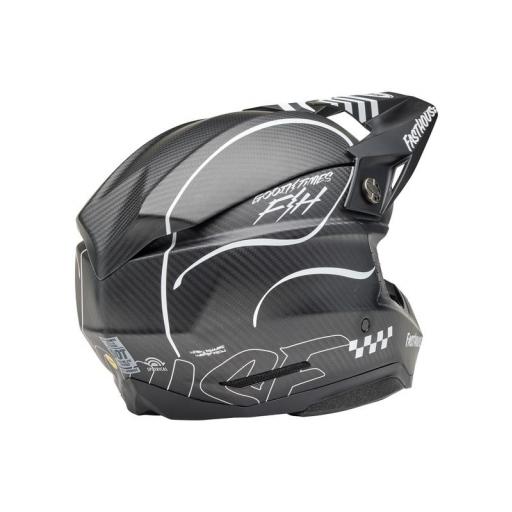 BELL Moto-10 Spherical Mips - Fasthouse Raven Matte Black/White 2025 [5]