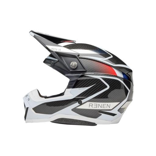 BELL Moto-10 Spherical Fasthouse Renen Raycon Matte Gloss Black/White 2025