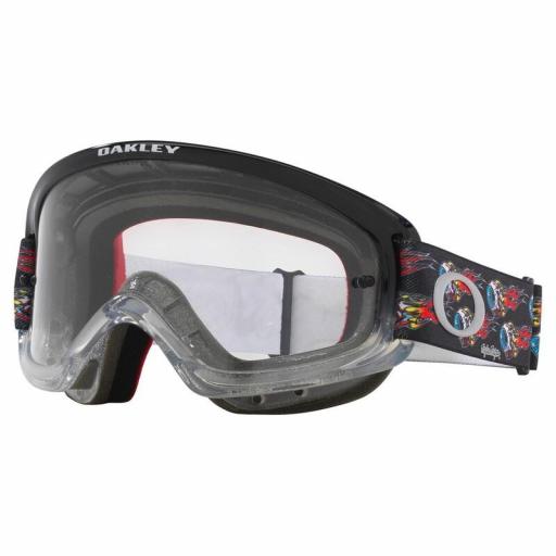 OAKLEY XS O-Frame 2.0 PRO MX - Troy Lee Designs Series EYEBALLS BLACK Clear [0]