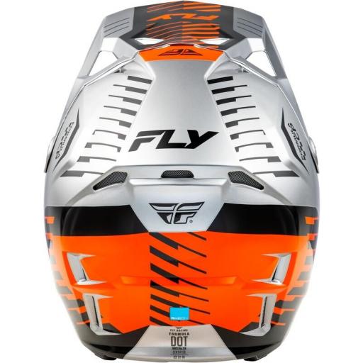Casco FLY RACING Formula CP Slice - Gris / Naranja / Negro [3]
