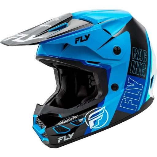 Casco FLY RACING Kinetic Rally - Azul / Negro / Blanco [0]
