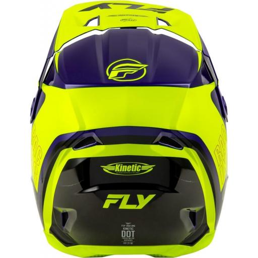 Casco FLY RACING Kinetic Rally - Hi-Vis / Azul / Negro [3]
