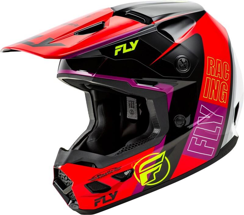 Casco FLY RACING Kinetic Rally - Rojo / Negro / Blanco