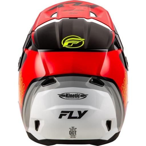 Casco FLY RACING Kinetic Rally - Rojo / Negro / Blanco [3]