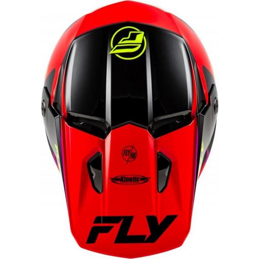 Casco FLY RACING Kinetic Rally - Rojo / Negro / Blanco [2]