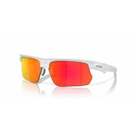 Gafas de Sol OAKLEY BiSphaera blancas Lentes Prizm Rubí