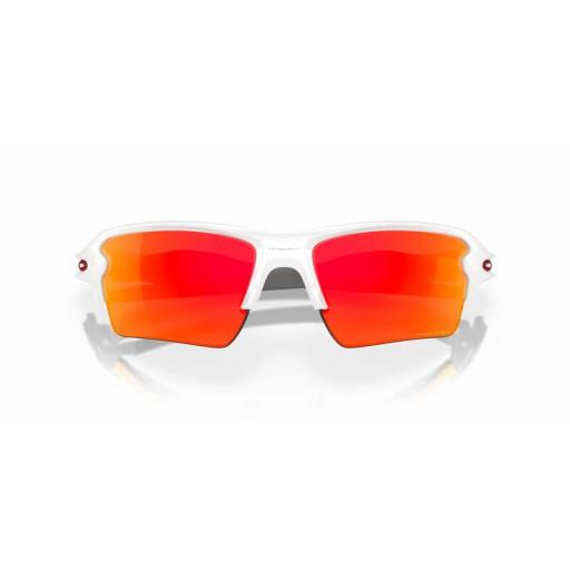 Gafas de Sol OAKLEY Flak® 2.0 XL Blanca Team Colors Lentes Prizm Ruby [2]