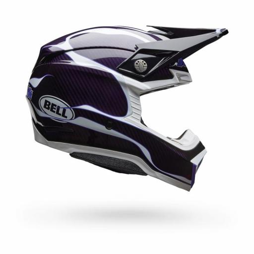 BELL Moto-10 Spherical - Slayco 25 Gloss Black/White [1]