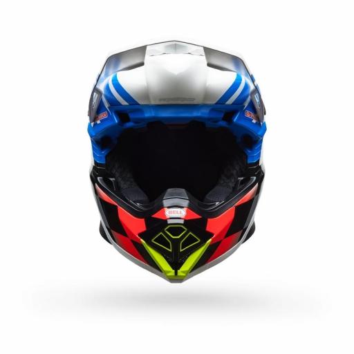 BELL Moto-10 Spherical - Pro Circuit 25 Gloss Blue/White [3]