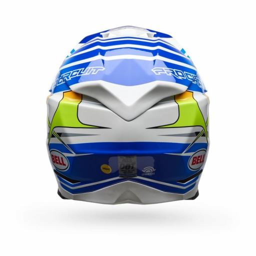 BELL Moto-10 Spherical - Pro Circuit 25 Gloss Blue/White [1]