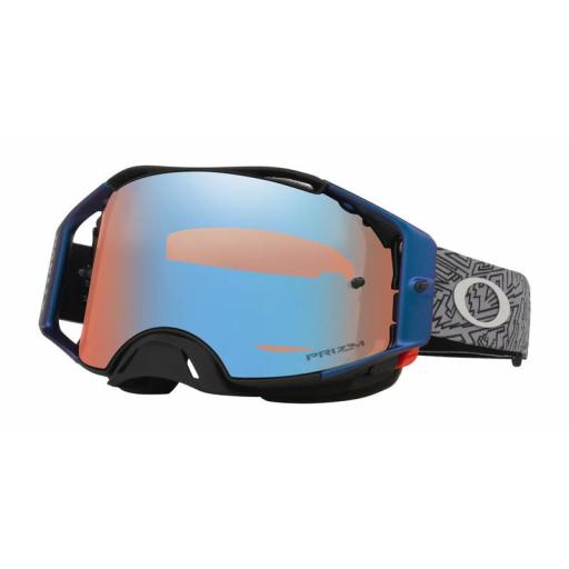 Gafas OAKLEY Airbrake MX - Grey Strike Lente Prizm MX Sapphire Iridium [0]