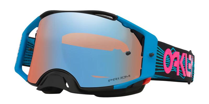 Gafas OAKLEY Airbrake MX - Blue Wired Lente Prizm MX Sapphire Iridium