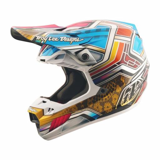 Casco TROY LEE DESIGNS SE5 Carbon Lowrider - Gris/Multi [1]