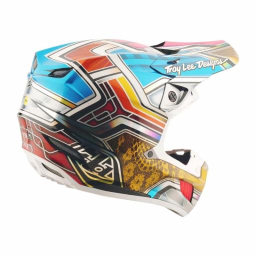 Casco TROY LEE DESIGNS SE5 Carbon Lowrider - Gris/Multi [2]