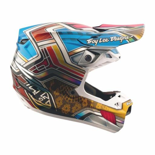 Casco TROY LEE DESIGNS SE5 Carbon Lowrider - Gris/Multi [0]