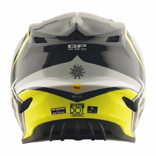 Casco TROY LEE DESIGNS GP Pro Crossover - Gris/Amarillo [3]