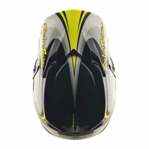 Casco TROY LEE DESIGNS GP Pro Crossover - Gris/Amarillo [2]