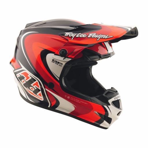 Casco TROY LEE DESIGNS GP Pro Crossover - Azul / Rojo [1]