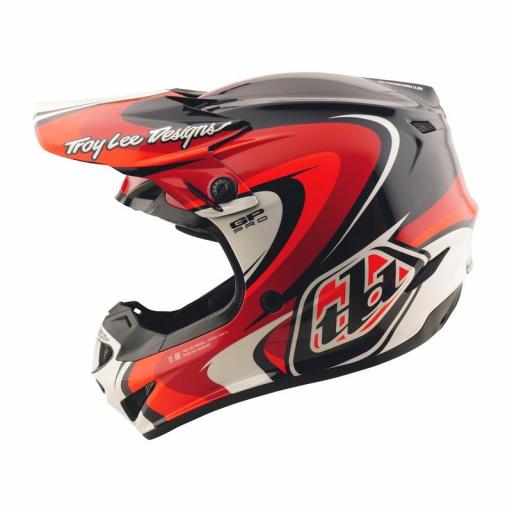 Casco TROY LEE DESIGNS GP Pro Crossover - Azul / Rojo [5]