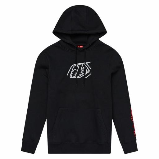 Sudadera con capucha TROY LEE DESIGNS Badge - negro [0]