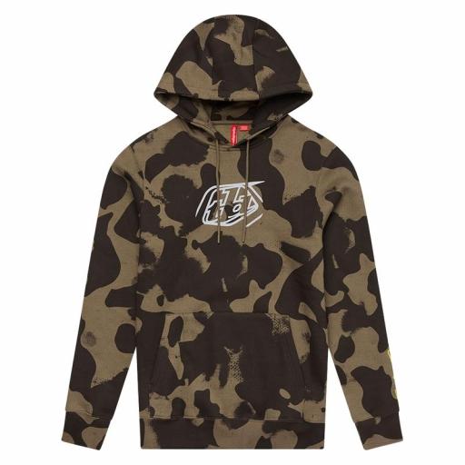 Sudadera con capucha TROY LEE DESIGNS Badge - Olive Camo [0]