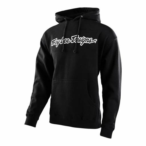 Sudadera con capucha infantil TROY LEE DESIGNS Signature - negro [0]
