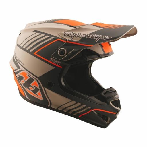 Casco TROY LEE DESIGNS GP Pro Segment - Taupe [4]