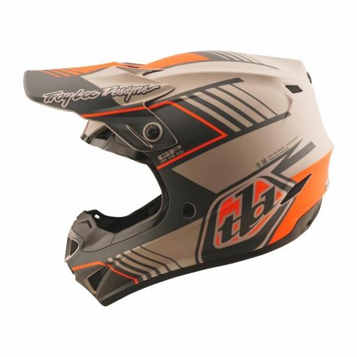 Casco TROY LEE DESIGNS GP Pro Segment - Taupe [3]