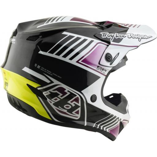 Casco TROY LEE DESIGNS GP Pro Segment - negro/violeta [2]