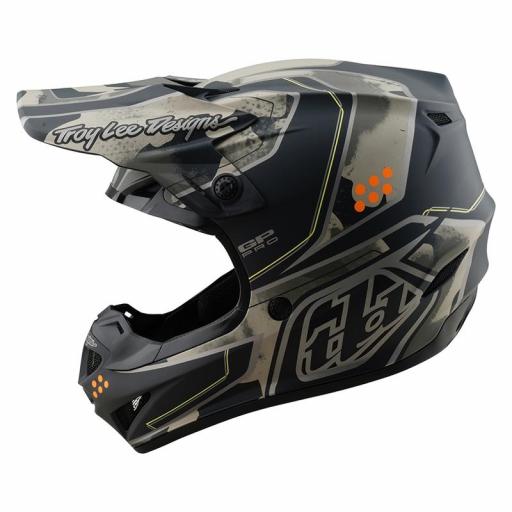 Casco TROY LEE DESIGNS GP Pro Trooper - Negro/Caper [1]