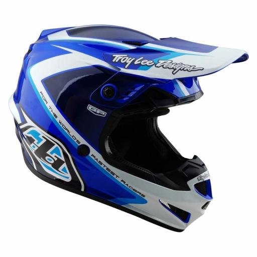 Casco TROY LEE DESIGNS GP - Azul/Blanco [4]