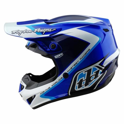 Casco TROY LEE DESIGNS GP - Azul/Blanco [3]