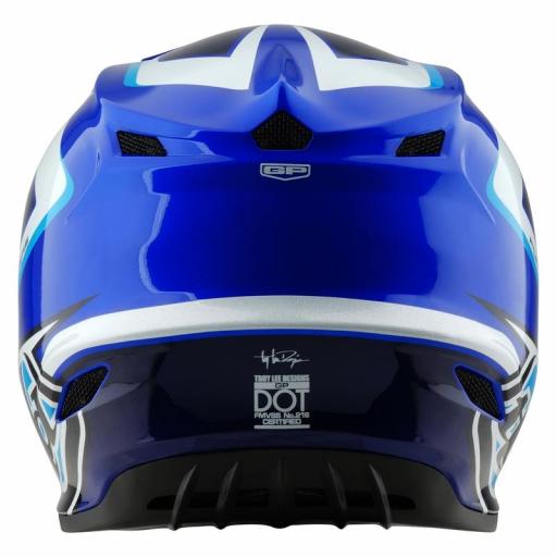 Casco TROY LEE DESIGNS GP - Azul/Blanco [5]