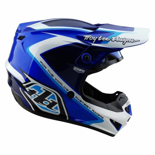 Casco TROY LEE DESIGNS GP - Azul/Blanco [1]