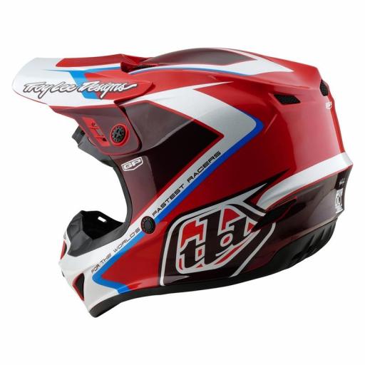 Casco TROY LEE DESIGNS GP - Rojo/Blanco [3]