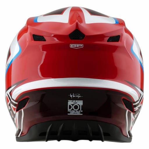 Casco TROY LEE DESIGNS GP - Rojo/Blanco [5]