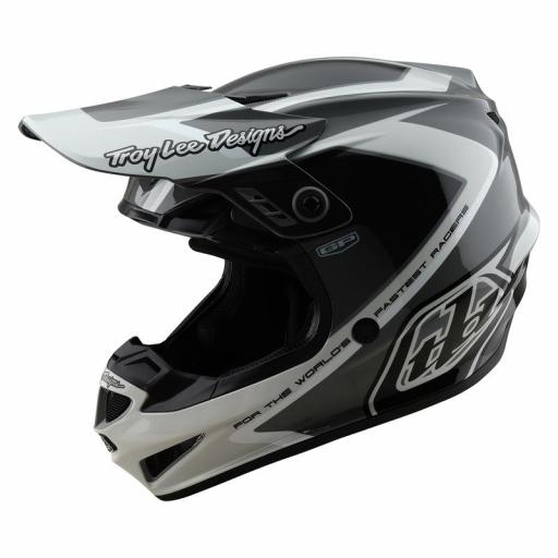 Casco TROY LEE DESIGNS GP - gris/Blanco [0]