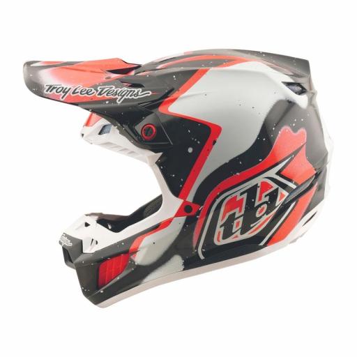 Casco TROY LEE DESIGNS SE5 Carbon Membrane - Negro/Rojo [4]