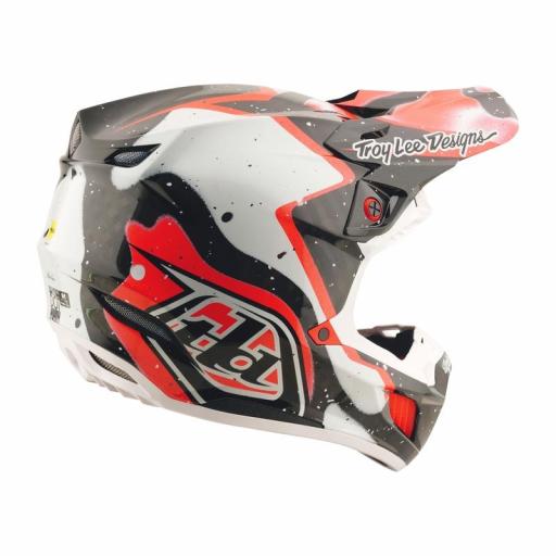 Casco TROY LEE DESIGNS SE5 Carbon Membrane - Negro/Rojo [1]
