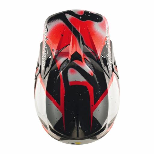 Casco TROY LEE DESIGNS SE5 Carbon Membrane - Negro/Rojo [5]