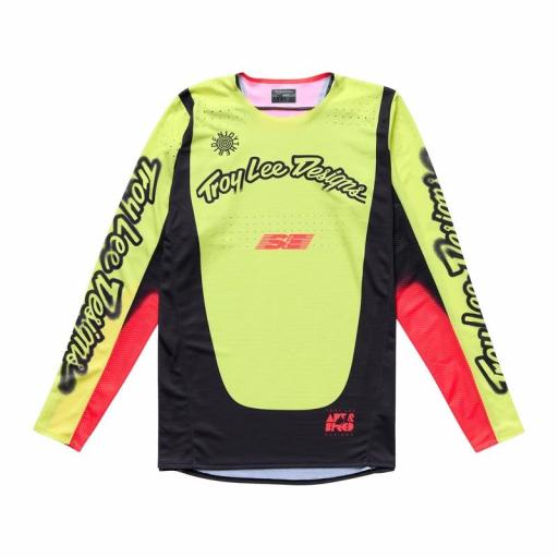 Camiseta TROY LEE DESIGNS SE Pro Roam - Amarillo neón [0]