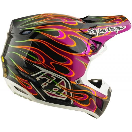 Casco TROY LEE DESIGNS SE5 Carbon Mips - Torched negro/violeta [3]