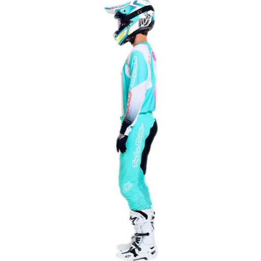 Camiseta TROY LEE DESIGNS SE Pro - Sever Blanco/Teal [3]