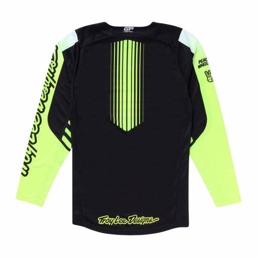 Camiseta TROY LEE DESIGNS GP Pro Segment - Negro/Amarillo [1]