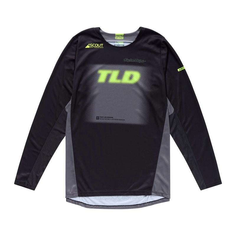 Camiseta Troy Lee Designs Scout GP Pro Fade Out Negra