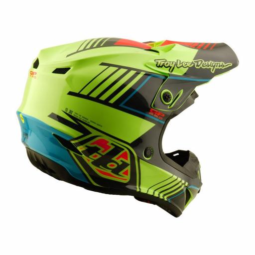 Casco infantil TROY LEE DESIGNS GP Pro Segment - Amarillo [2]